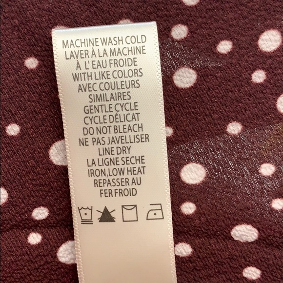 Max Studio boho high low ruffle wrap polka dot dress S - Picture 13 of 15